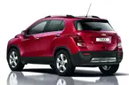 Chevrolet Trax Crossover 3-Quarter Rear 'Red' image