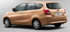 Datsun GO Plus MPV Rear 3-Quarter image