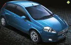 Fiat Punto 'Blue' Front 3-Quarter image