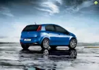 Fiat Punto 'Blue' Rear 3-Quarter image