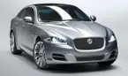 Jaguar XJ 3-Quarter Front 'Lunar Grey Metallic' image