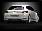Volkswagen Scirocco Rear 3-Quarter image