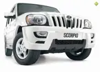 Mahindra Scorpio 3-Quarter Front 'Diamond White' image