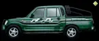 Mahindra Scorpio Getaway (Green) Side View image