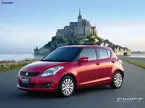 2011 Maruti Swift 3-Quarter Front 'Red' image