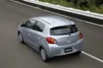 Mitsubishi Mirage Rear 3-Quarter image
