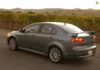 Mitsubishi New Lancer 3-Quarter Rear 'Titanium Gray Metallic' image