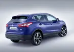 2014 Nissan Qashqai 3-Quarter Rear image