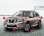 Nissan Terrano Front 3-Quarter image