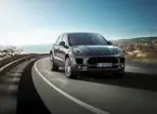 Porsche Macan Black Front 3-Quarter image