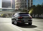 Porsche Macan Black Rear 3-Quarter image