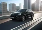 Porsche Macan Black Front 3-Quarter image