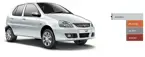 Tata Indica V2 (Mint White) Front 3-Quarter image