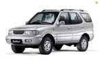 Tata Safari 3-Quarter Front 'Metallic Siver' image