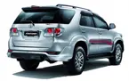 2012 Toyota New Fortuner 3-Quarter Rear 'Silver Mica Metallic' image