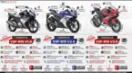 Comparison Infographic - Yamaha R15 V1 vs. R15 V2 vs. R15 V3 image