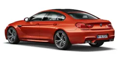 2016 BMW M6 Gran Coupe Rear 3-Quarter