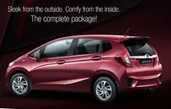 2015 Honda Jazz Rear 3-Quarter