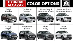 2022 Hyundai Alcazar Colour Options