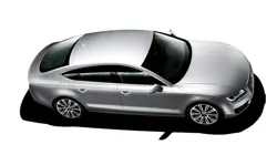 Audi A7 Top View