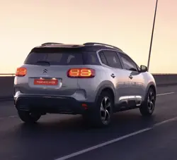Citroen C5 Aircross SUV Rear 3-Quarter View