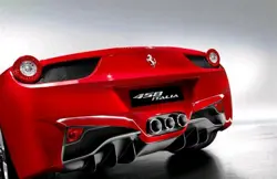 Ferrari 458 Italia Rear View
