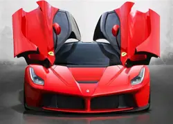 Ferrari LaFerrari Front View (Red)