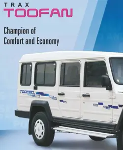 Force Motors Trax Toofan Close-up Shot