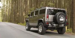 Hummer H2 Rear 3-Quarter View