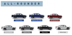 Isuzu Hi-Lander Colour Options