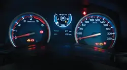 Isuzu V-Cross Instrument Console