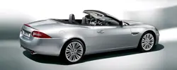 Jaguar XKR Convertible Rear 3-Quarter
