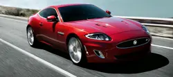 Jaguar XKR Coupe Front & Side View