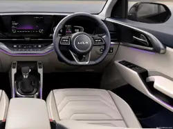 Kia Carens Steering Wheel and Centre Console