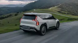 Kia EV9 Rear 3-Quarter View