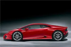Lamborghini Huracan LP580-2 Side View