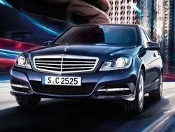 Mercedes C-Class Front & Side View