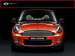 Mini Cooper Convertible Front View