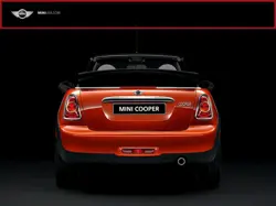 Mini Cooper Convertible Rear View