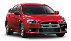 Mitsubishi Lancer Evolution X Front 3-Quarter