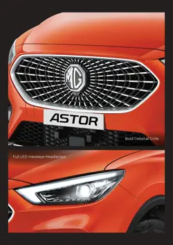 MG Astor Front Grille & Headlight Design