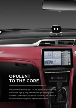 MG Astor Infotainment System