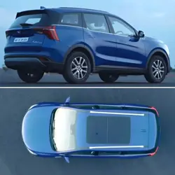 Mahindra XUV700 Rear View & Top View