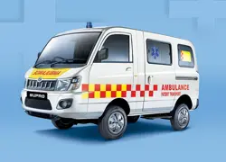 Mahindra Supro Ambulance Front 3-Quarter View