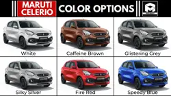 Maruti Celerio Colour Options
