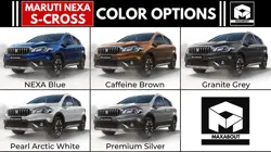 Maruti S-Cross Colour Options
