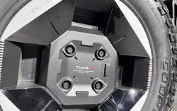 Mahindra Thar EV Alloy Wheel Closeup Shot