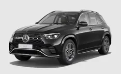 Mercedes GLE LWB 450 4MATIC Front 3-Quarter View