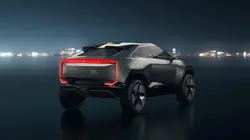 Mahindra Electric BE 05 Rear 3-Quarter View