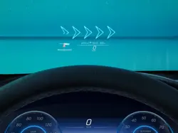 Mercedes EQE Head-Up Display